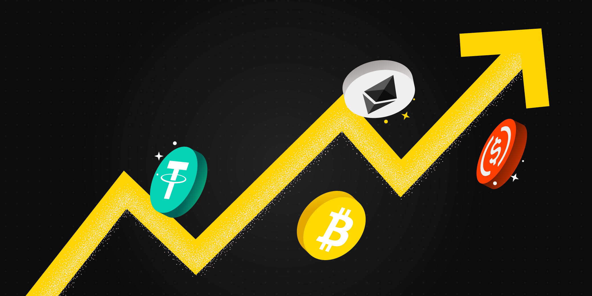 The cryptocurrency market continues its upward trend, reaching a total market capitalization of $16.4 trillion