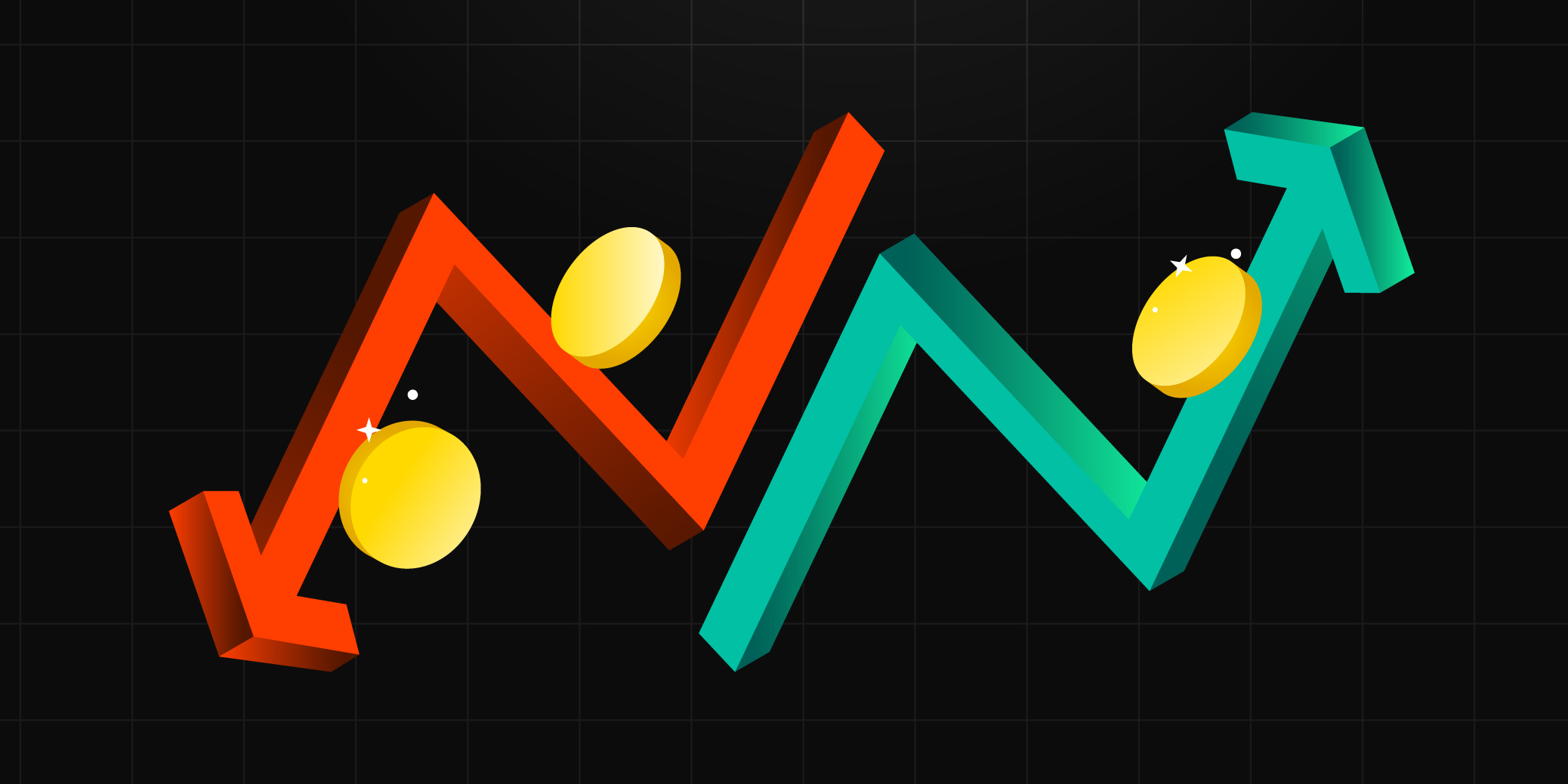 Top 3 gainers and Top 3 losers